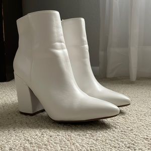 White Ankle Boots